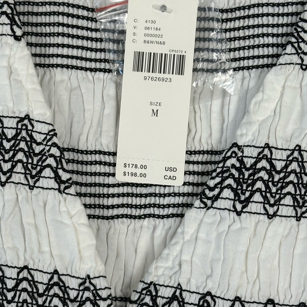 Anthropologie The Peregrine Midi Dress: Embroidered Smocked Edition Size M - Picture 6 of 13